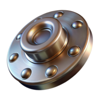 beautiful creative Steampunk rivet, large and metallic with visible threading exclusive png