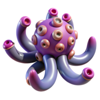 extraordinary rustic Alien Tentacle with suction cups high resolution png