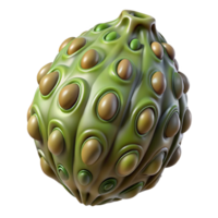 elegant creative Alien Seed Pod with intricate patterns 4K png