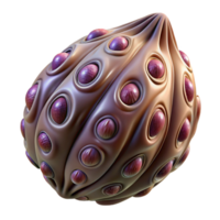 magnificent minimalist Alien Seed Pod with intricate patterns original png