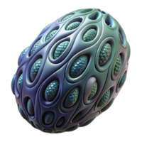 beautiful abstract Alien Seed Pod with intricate patterns authentic png
