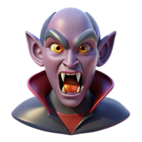beautiful minimalist A fierce vampire, with fangs bared high resolution png