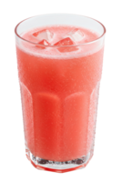 Refreshing Guava Fizz with Ice in a Glass, Isolated Transparent Background, Perfect for Summer Drinks and Beverage Menus png