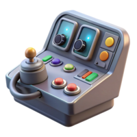 beautiful modern Spaceship cockpit control panel, buttons and levers premium png