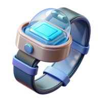 wonderful artistic Futuristic communication device, wrist-mounted, holographic display exclusive png