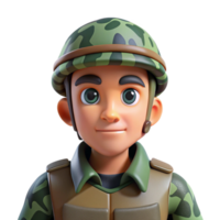 wonderful rustic Determined military soldier in camouflage, high resolution png