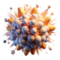 magnificent artistic A dynamic, abstract explosion of particles exclusive png