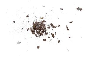 Rough explosion with dust particle photo
