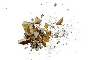 explosion rock with particle photo