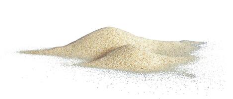 stack of beach sand isolated photo