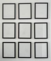 blank Frame layout on the wall for mockup photo