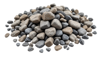 a pile of rocks isolated on a transparent background png