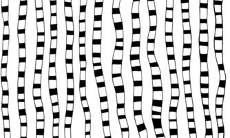 Doodle background of vertical curved striped lines. Background for design vector
