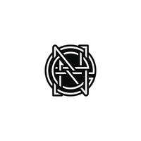 Sophisticated EN NE Initial Logo for a Professional Appeal vector