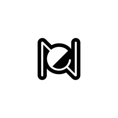 Yin yang EN NE Signature Monogram Logo for an Exclusive Identity