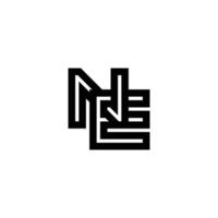 Custom EN NE Logo Design for Unique Brand Identity vector