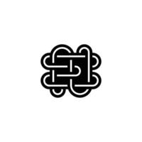 Elegant EN NE Logo with a Timeless Design Approach vector