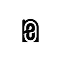 Bold and Minimal EN NE Logo for a Lasting Impression vector