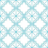 vintage square ornamental floral pattern vector