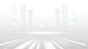 Abstract technology white gray background Hi-tech communication concept, technology, digital business, innovation, science fiction scene copy-space. vector