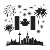 Canada Day Design Maple Leaf Icons vector
