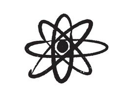 Illustration of an Atom University Handdrawn vector