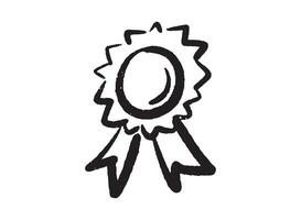 Illustration of an Badge University Handdrawn vector
