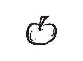 Illustration of an Apple University Handdrawn vector