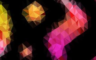 Light Pink, Yellow blurry triangle texture. vector