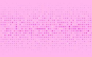 Light Pink pattern with spheres. vector