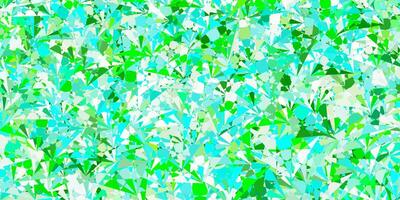 Light Blue, Yellow background with triangles. vector