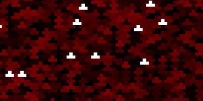 Dark Red pattern in square style. vector