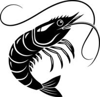 illustration of lobster fish silhouettes icon isolated on white background vector