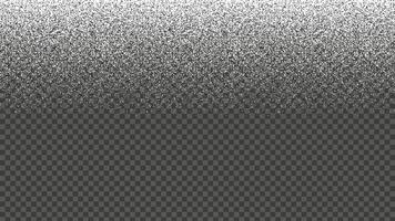 White dot grain noise border texture overlay vector