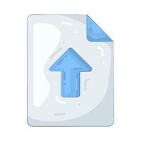 Illustration of File Upload vector