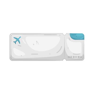 Illustration of Air Ticket