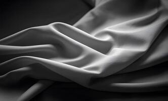 The shades of gray blend seamlessly, creating a soft, harmonious effect that emphasizes the fabric's softness and depth. photo
