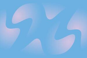 Abstract blue background with pink gradient wavy curved fluid shape elements banner design creative concept. vector