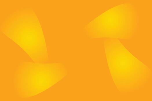 Abstract orange background with the set of yellow curved shape effect on it banner design. vector