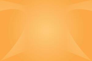 Abstract orange glowing background with wavy shape effect. vector