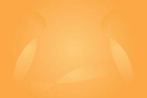 Abstract orange glowing background with waves curved shape glowing elements effect banner. vector