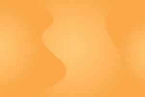 Abstract orange glowing background with curved waves shape effect banner. vector