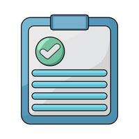 illustration of Task checklist vector