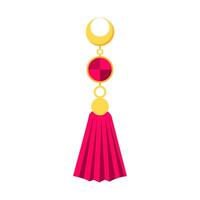 Rassel Earring Illustration vector