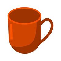 Brown Mug Illustration vector