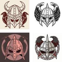 davil skull art vector