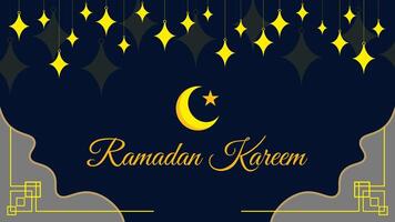 Ramadan kareem greeting card vector