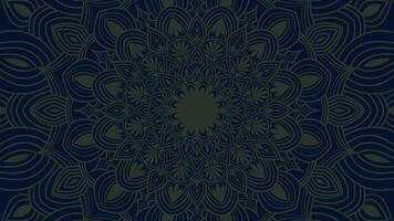 A dark blue and green background with a circular design vector