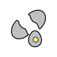 Broken Egg Shells Illustration vector