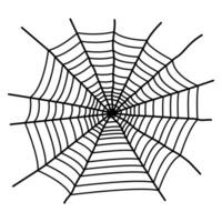 Spider net isolated on a white background vector